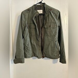 Sky and Sparrow | Khaki Utility Jacket | Size Small